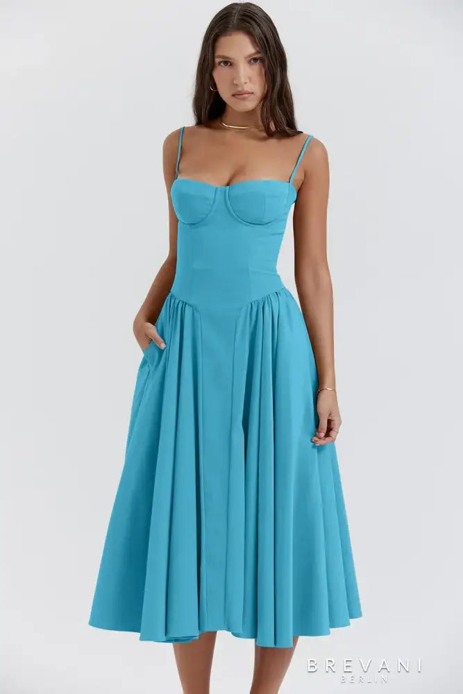 Chloe | Midi corset dress