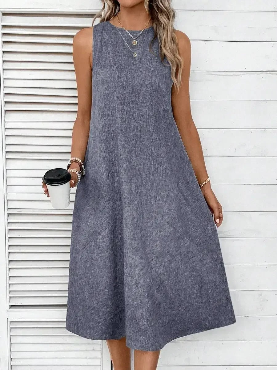 Chloe | Casual linen dress for spring