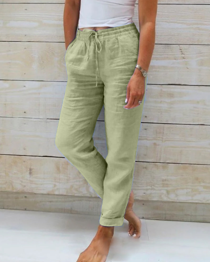 Chloe | Comfortable linen trousers