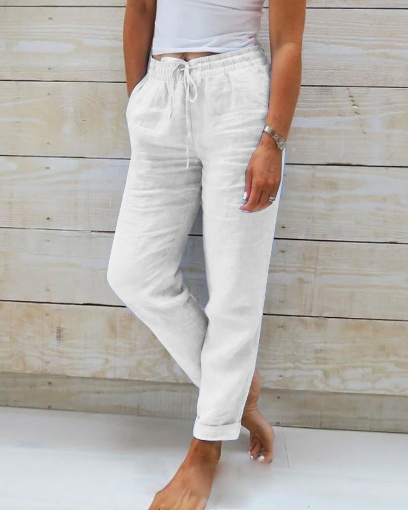 Chloe | Comfortable linen trousers