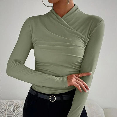 Chloe | Long-sleeved crossover top
