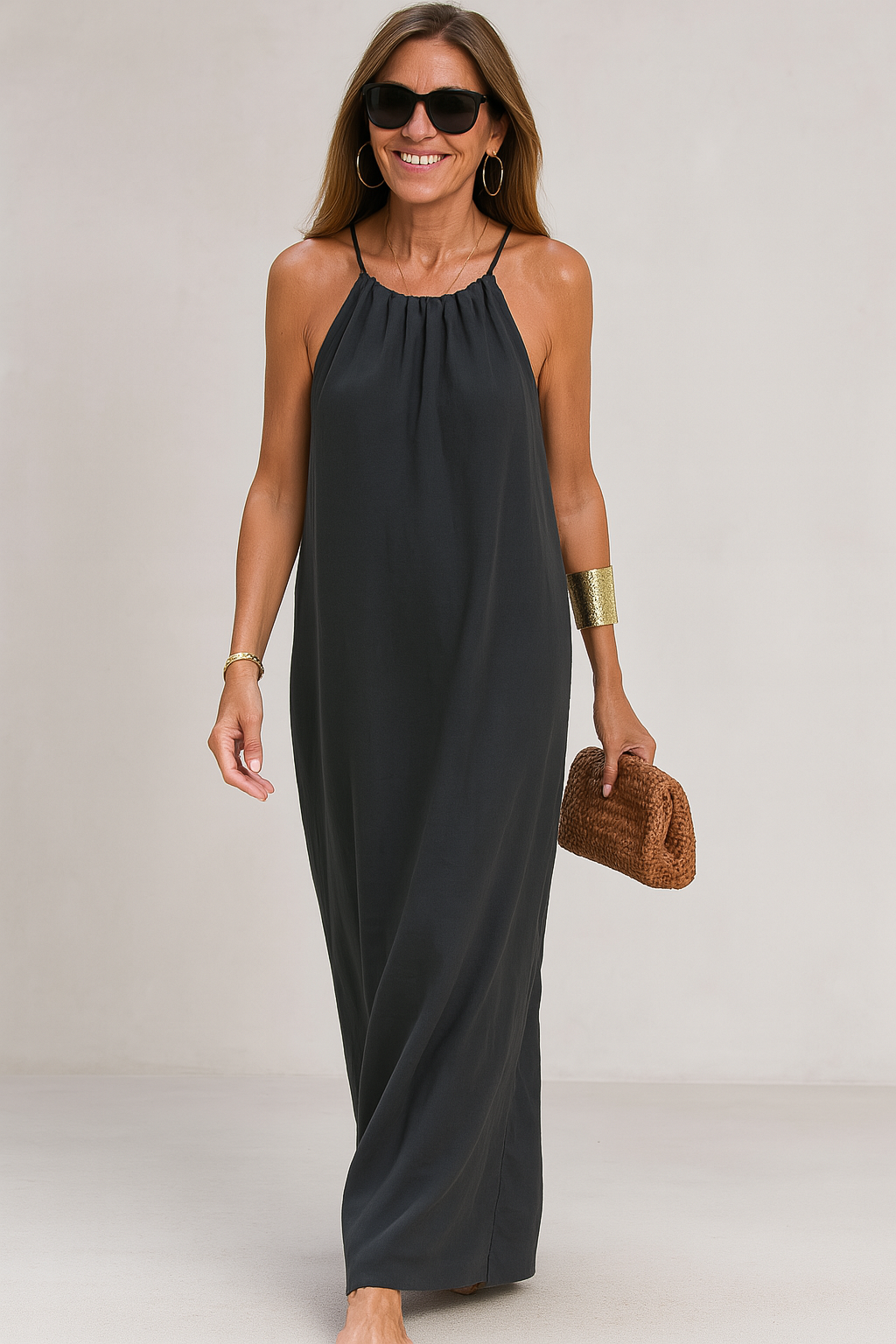 Chloe | Floating linen dress