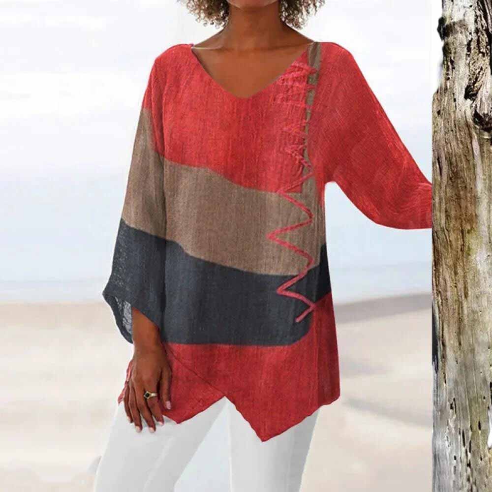 Chloe | Abstract blouse