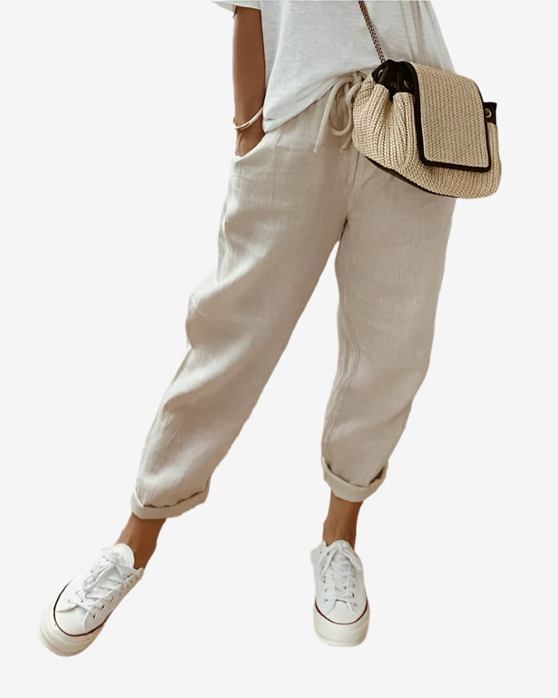 Chloe | Casual linen trousers