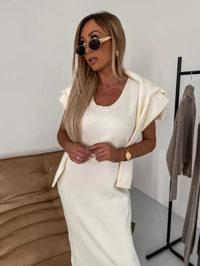 Chloe | Warm dress with turtleneck set