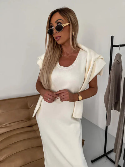 Chloe | Warm dress with turtleneck set