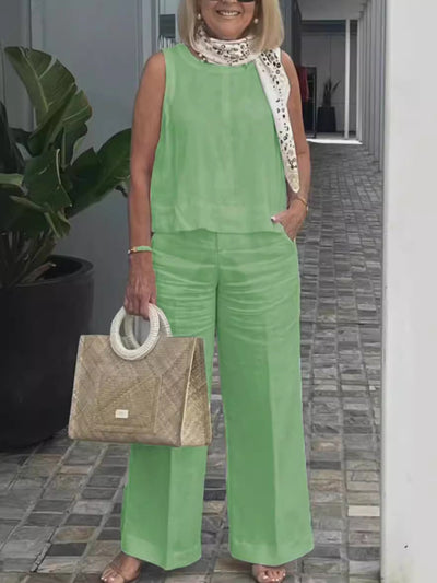 Chloe | Two-piece linen set