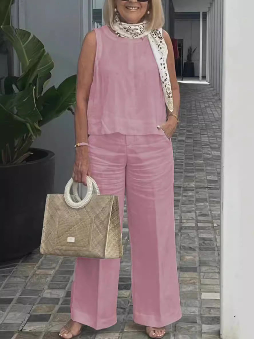 Chloe | Two-piece linen set