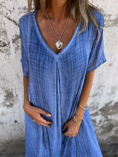 Chloe | Everyday summer dress in linen