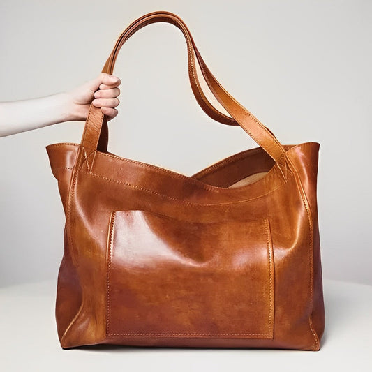 Chloe | Vintage-style leather shoulder bag