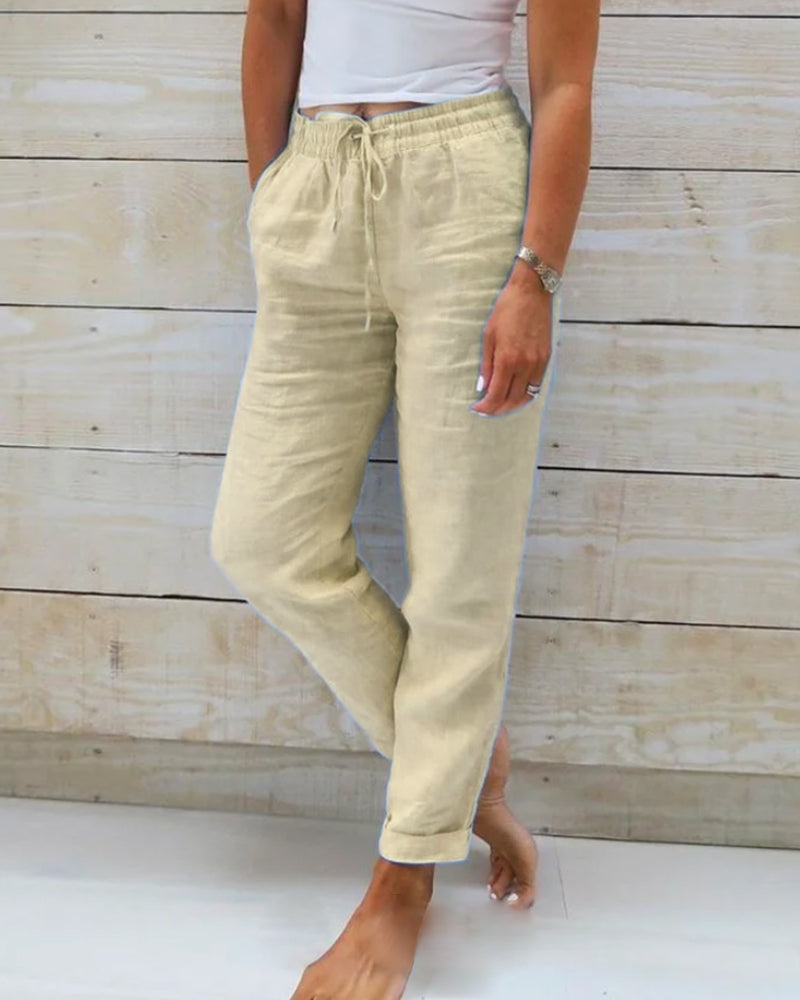 Chloe | Comfortable linen trousers