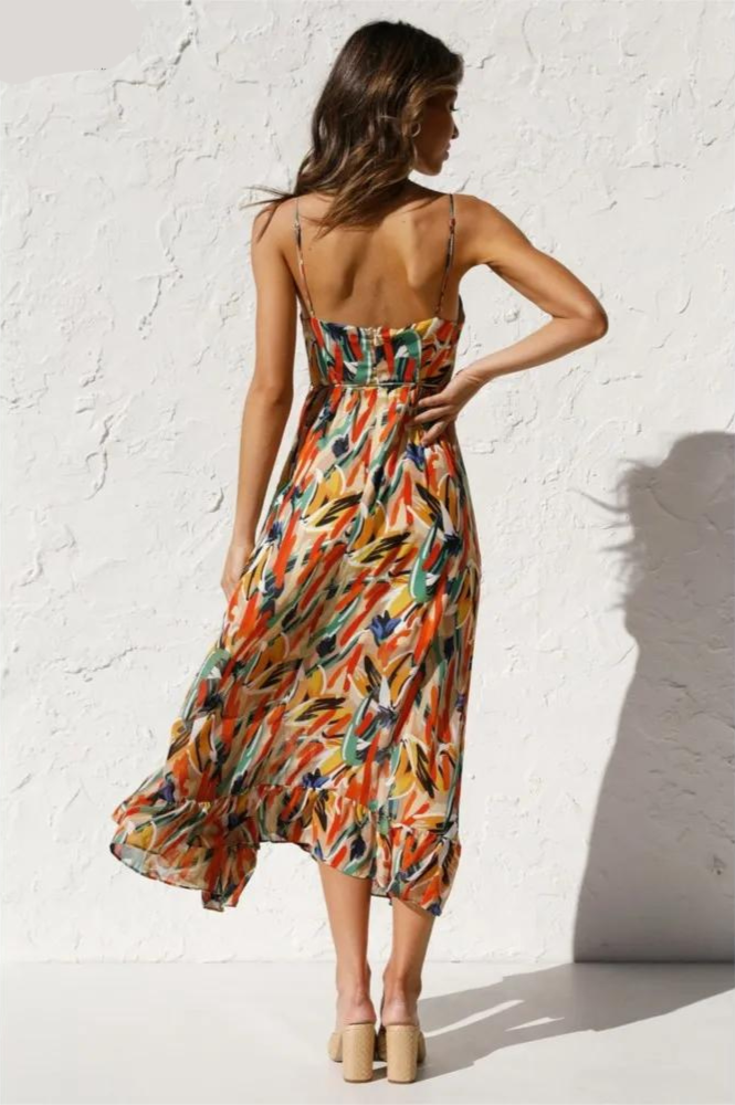 Chloe | Colourful summer dress