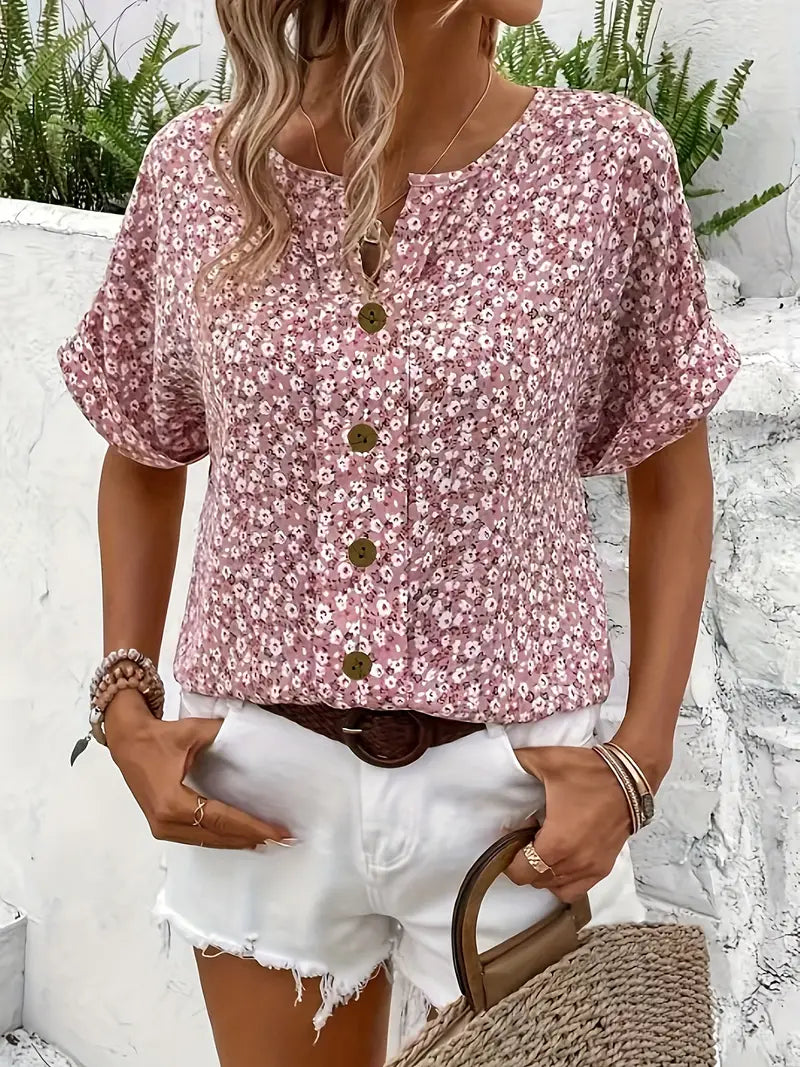 Chloe | Blouse with flowers