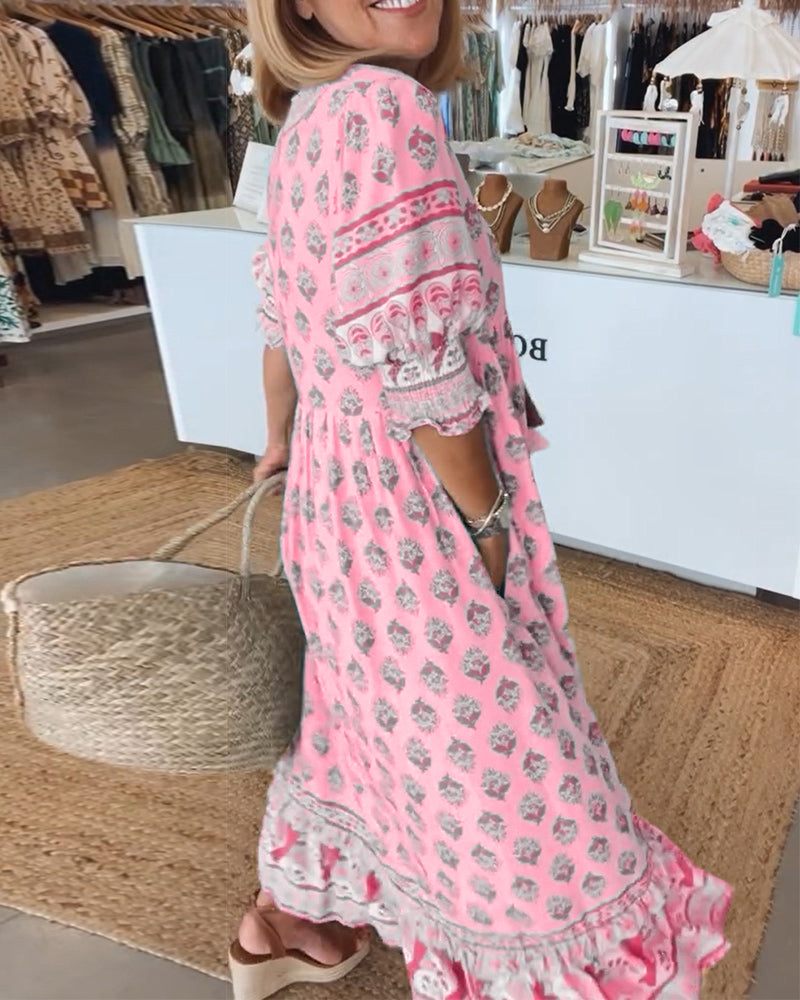 Chloe | Flowing bohemian dress