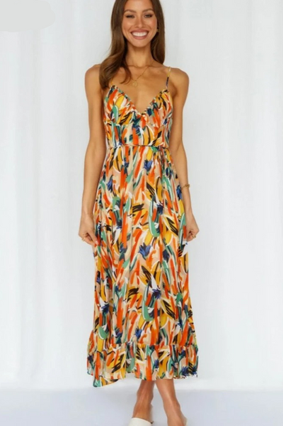 Chloe | Colourful summer dress