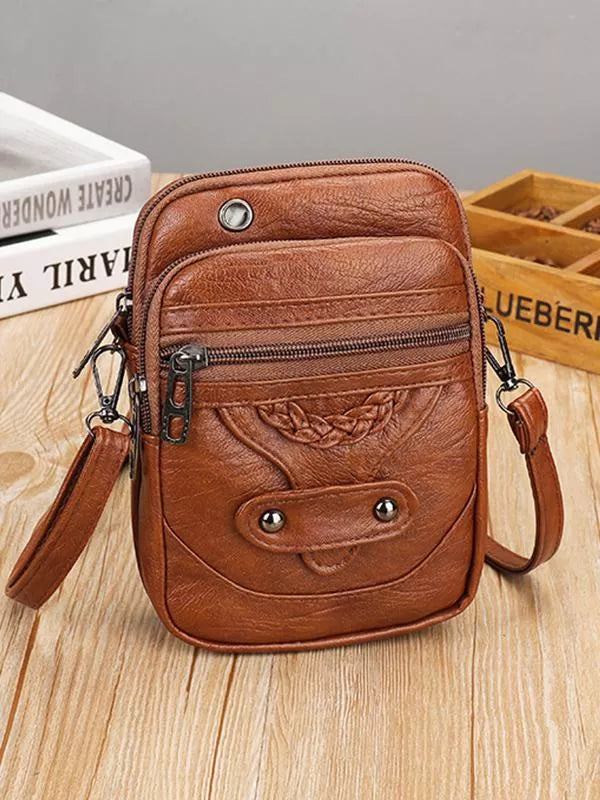 Chloe | Vintage-style leather crossbody bag