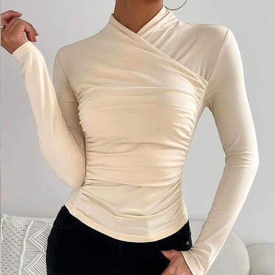 Chloe | Long-sleeved crossover top