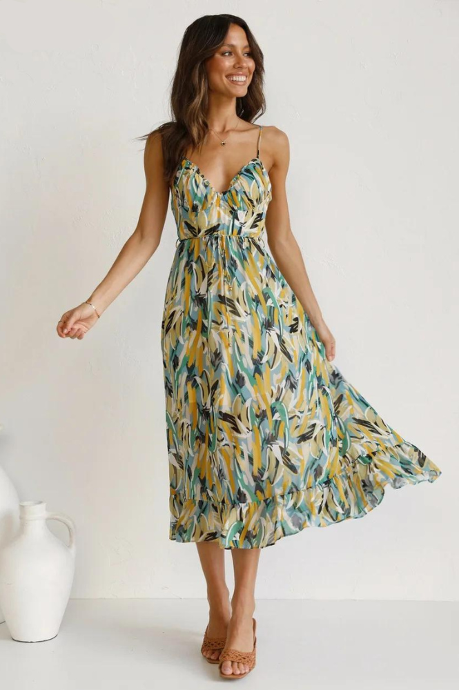 Chloe | Colourful summer dress
