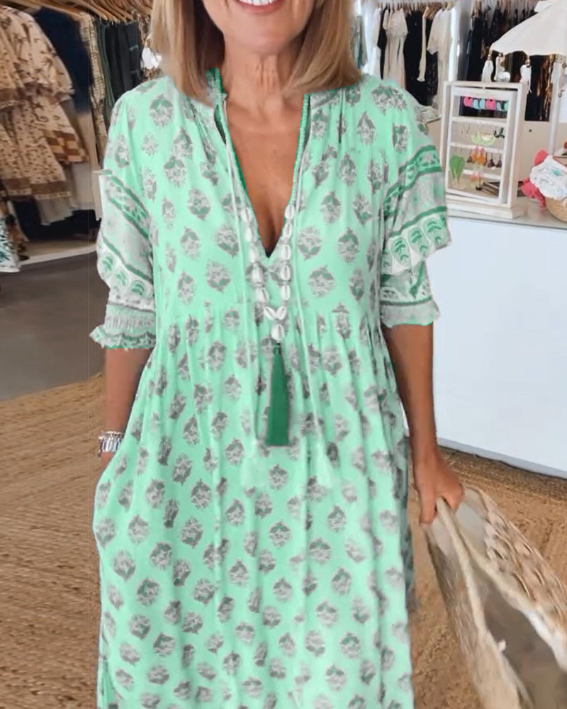 Chloe | Flowing bohemian dress