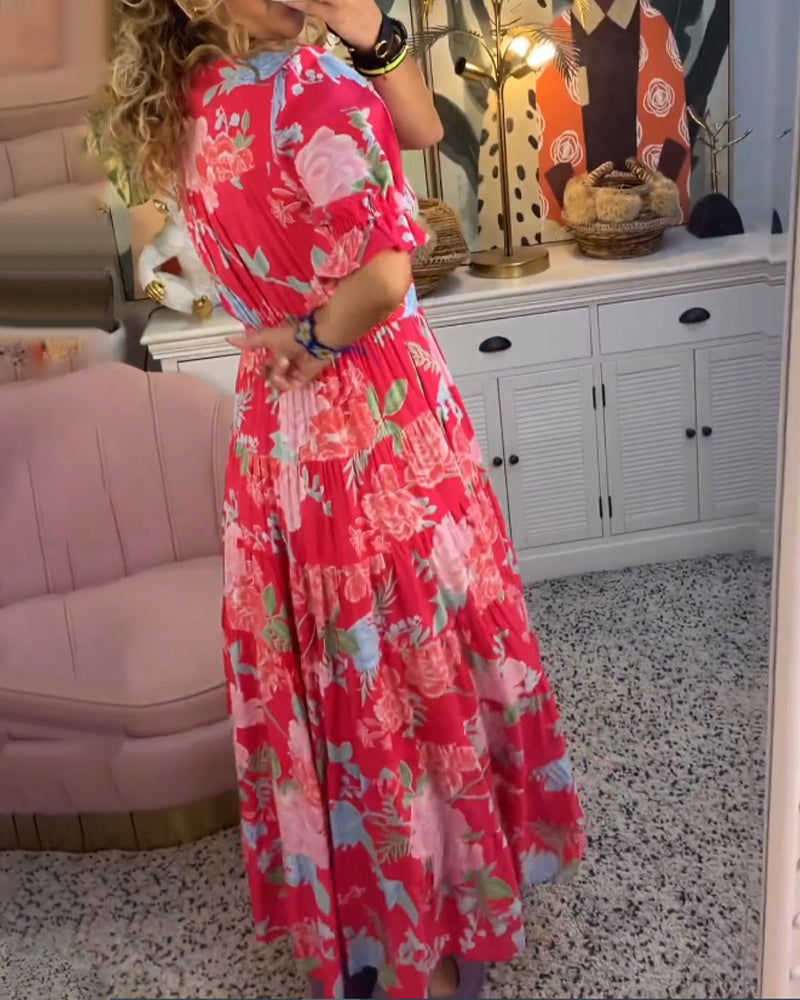 Chloe | Flower dress with pockets