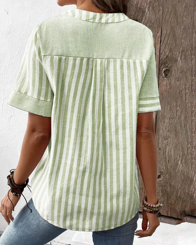 Chloe | Elegant striped blouse