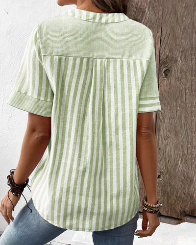 Chloe | Elegant striped blouse