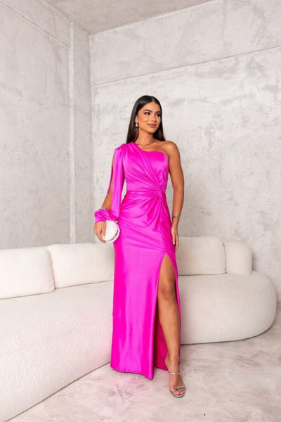 Chloe | Satin dress