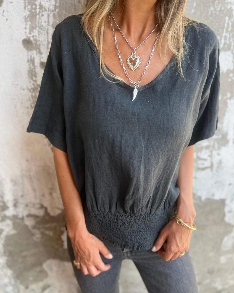 Chloe | Comfortable linen shirt
