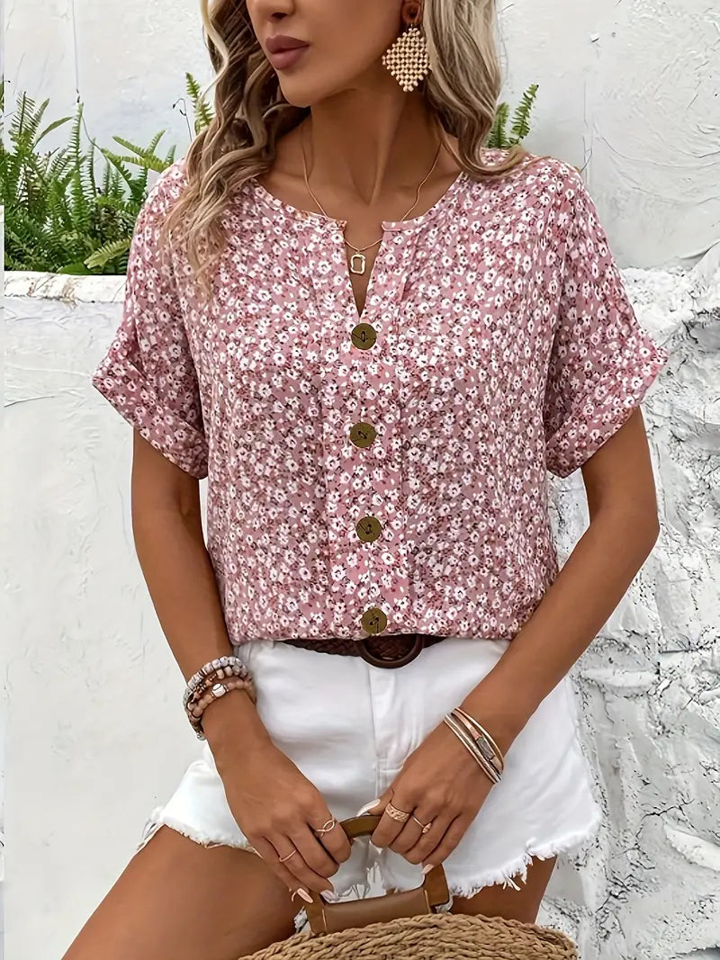Chloe | Blouse with flowers