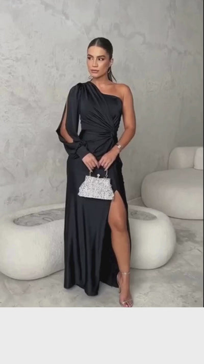 Chloe | Satin dress