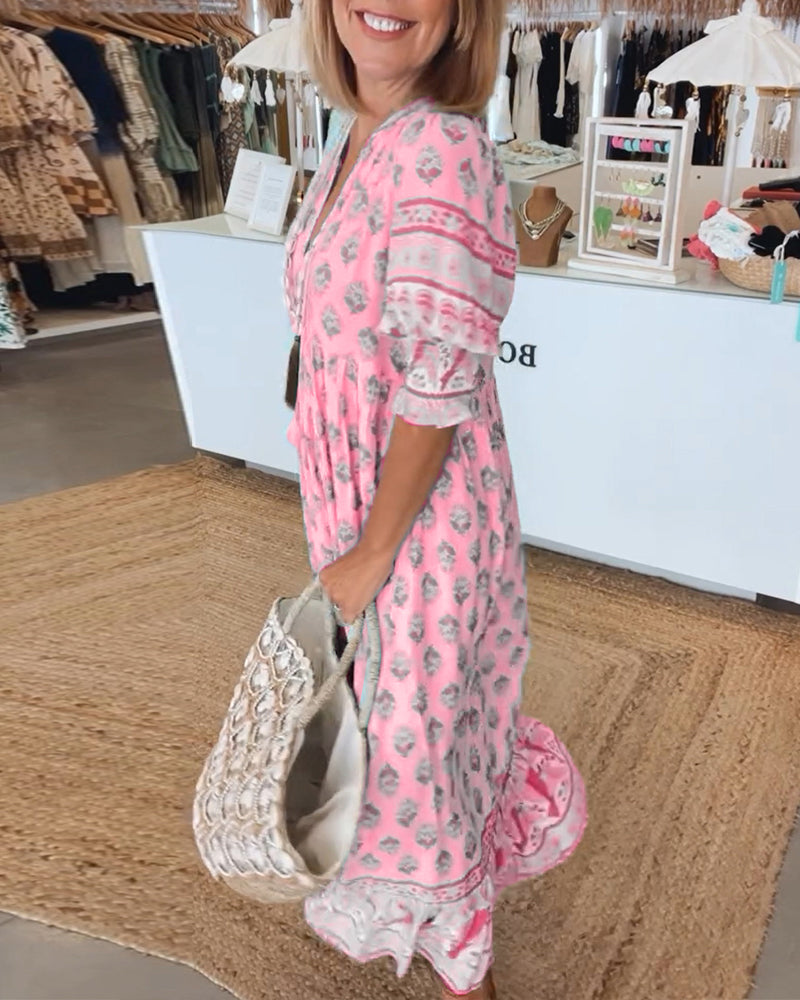 Chloe | Flowing bohemian dress