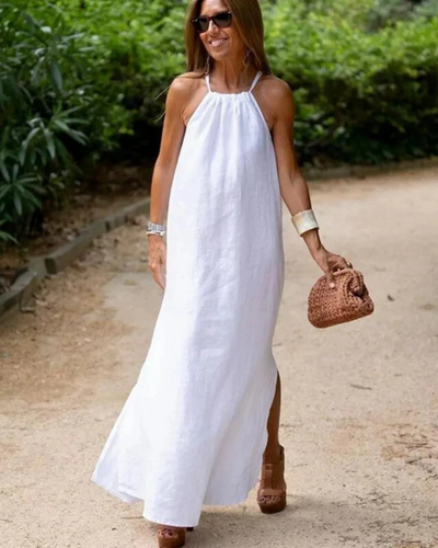 Chloe | Floating linen dress