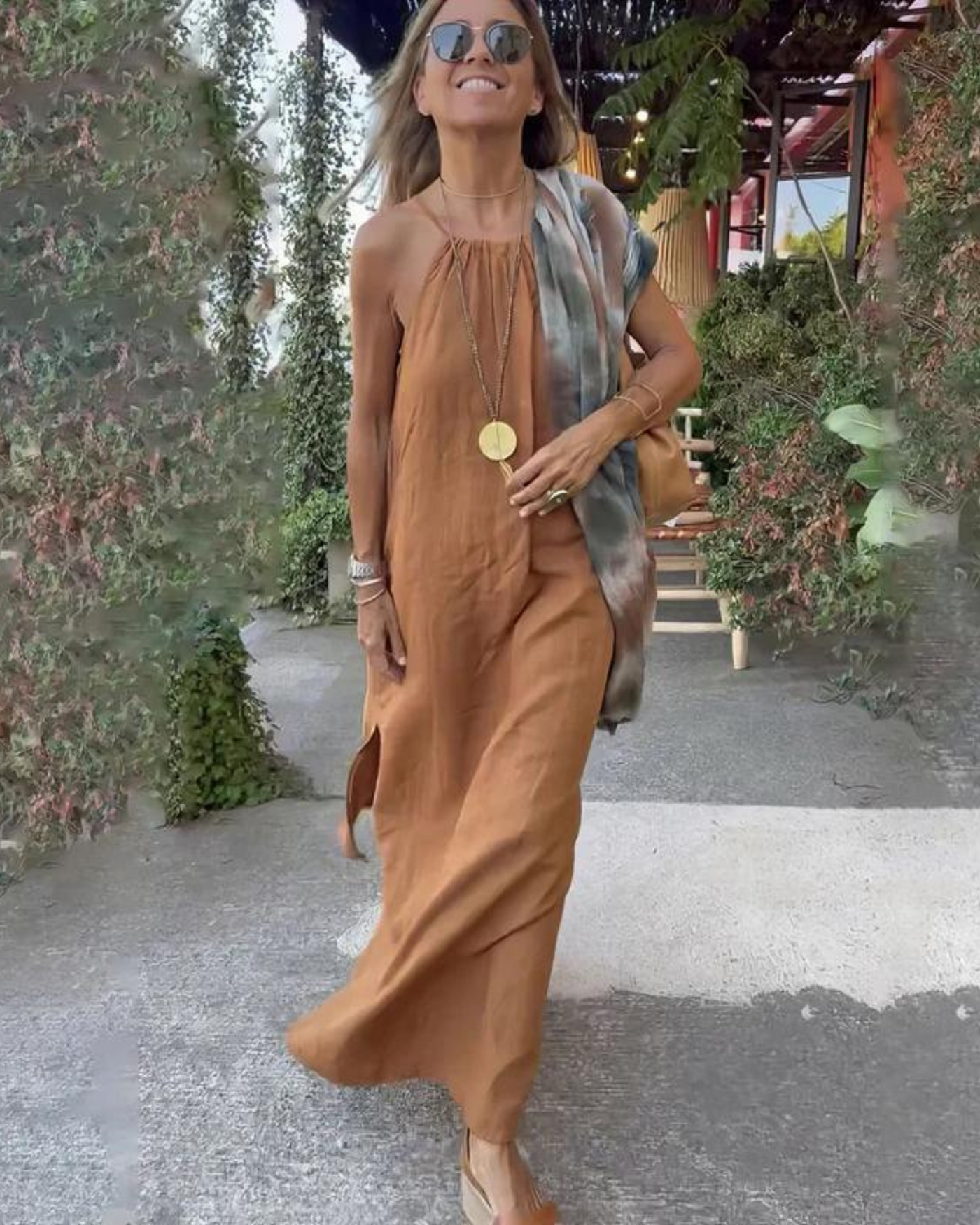 Chloe | Floating linen dress