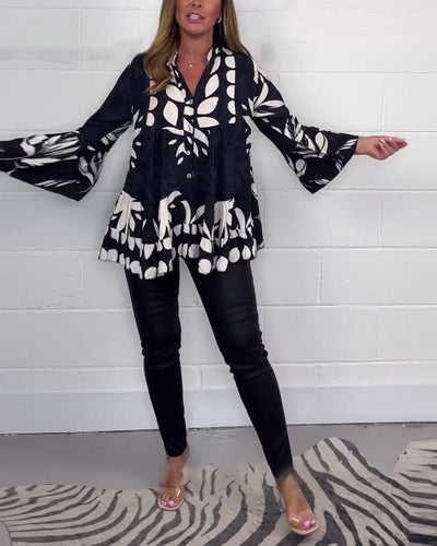 Chloe | Longsleeve floral blouse