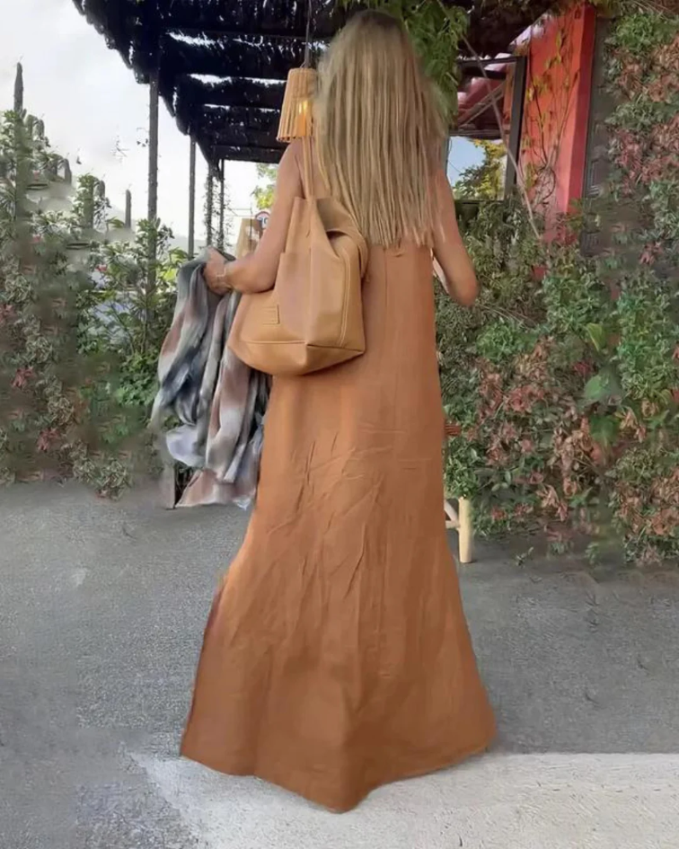 Chloe | Floating linen dress