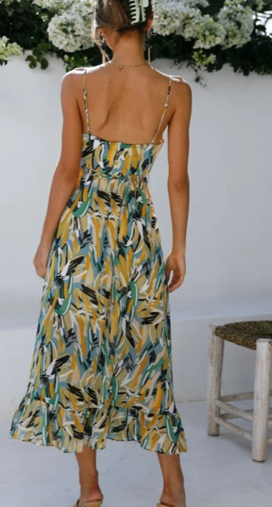 Chloe | Colourful summer dress
