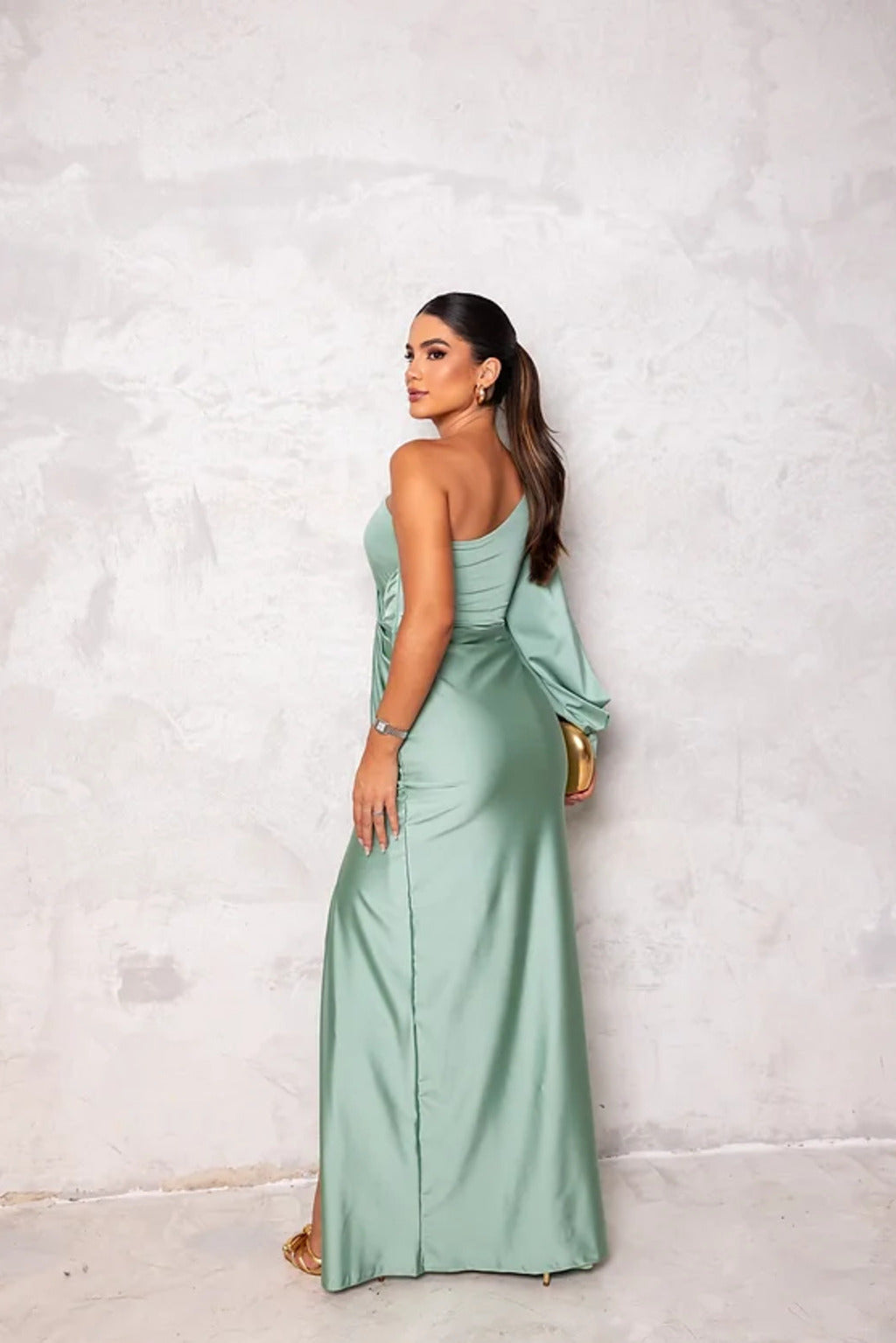 Chloe | Satin dress