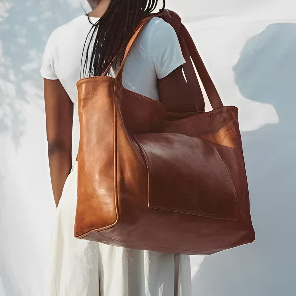 Chloe | Vintage-style leather shoulder bag