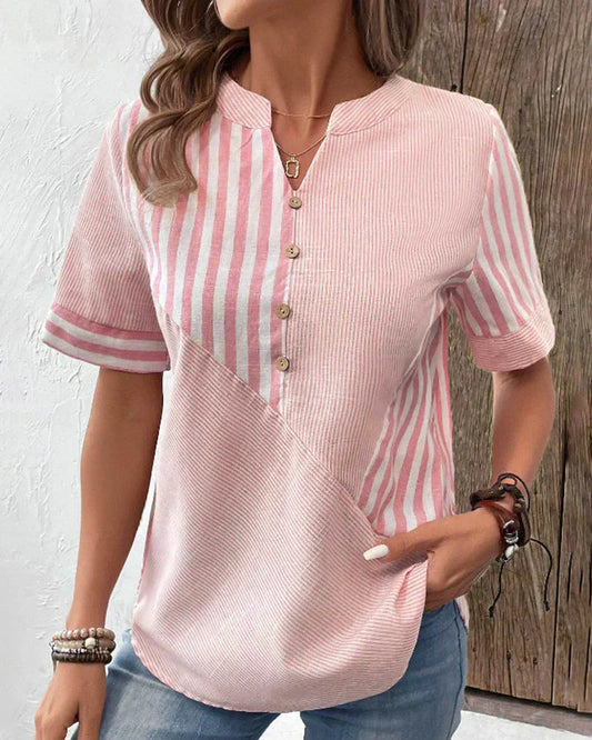 Chloe | Elegant striped blouse