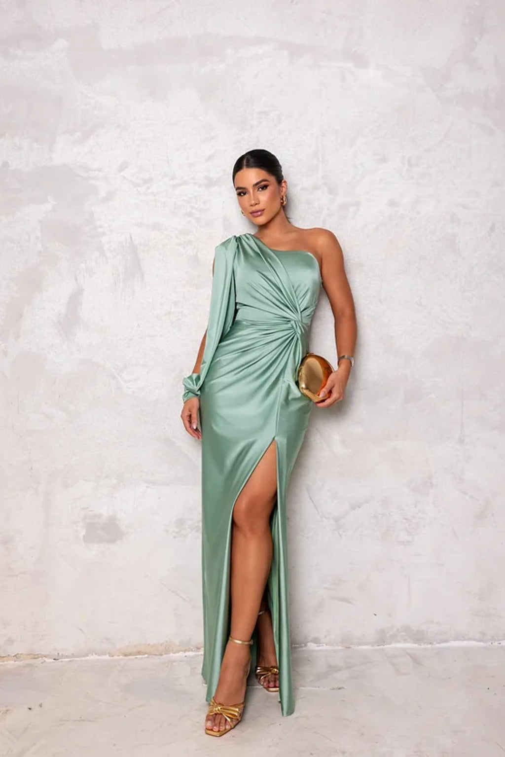 Chloe | Satin dress