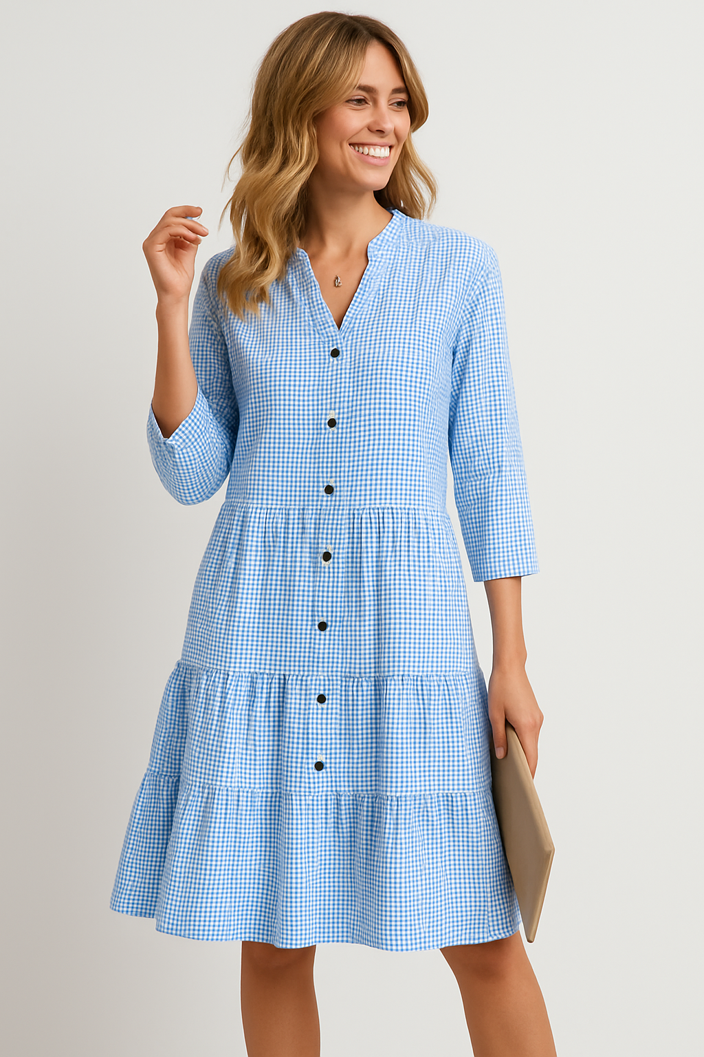 Chloe | Checkered summer dress