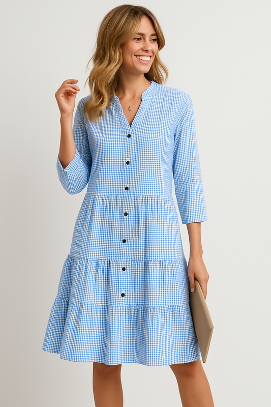 Chloe | Checkered summer dress