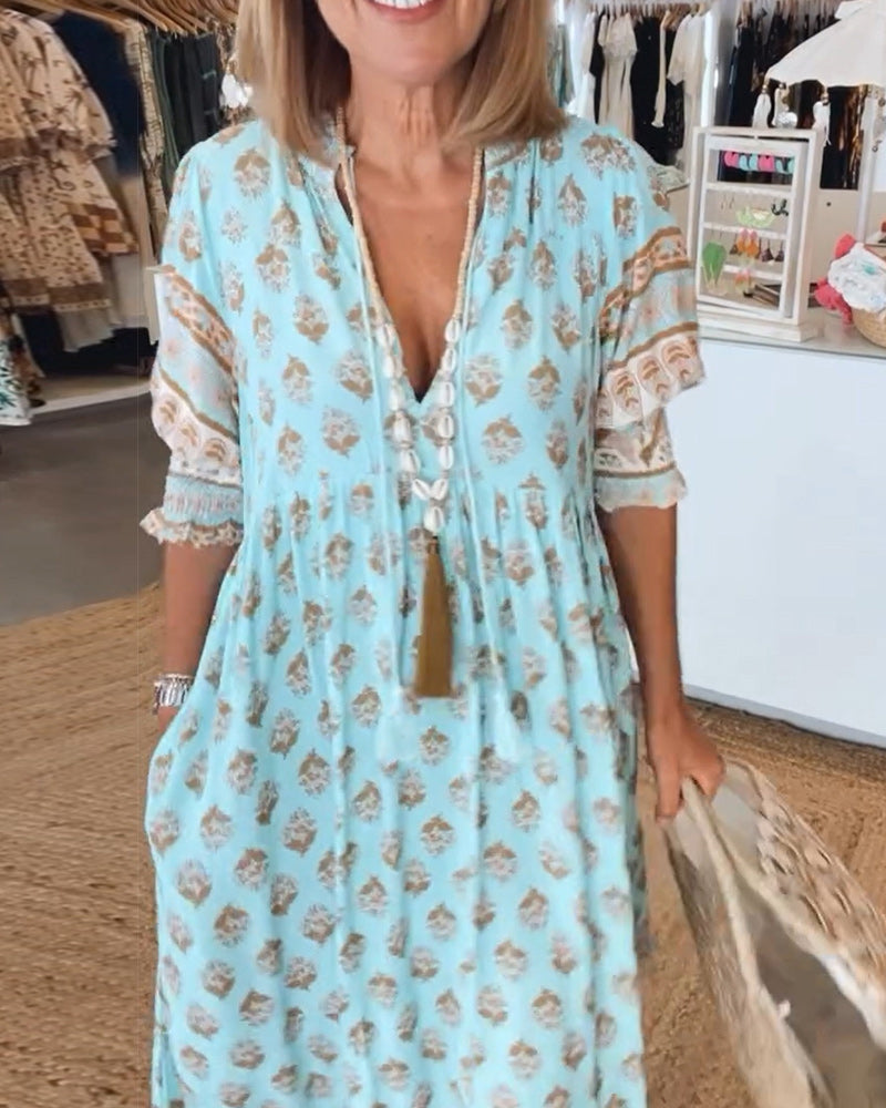 Chloe | Flowing bohemian dress