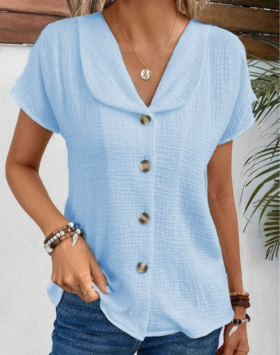 Chloe | Blouse in cotton and linen