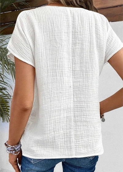 Chloe | Blouse in cotton and linen