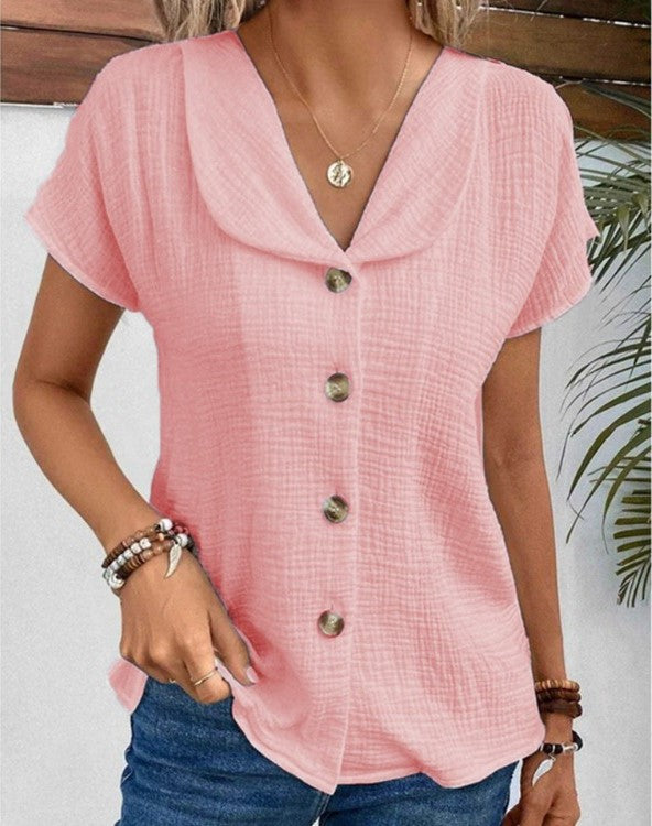 Chloe | Blouse in cotton and linen