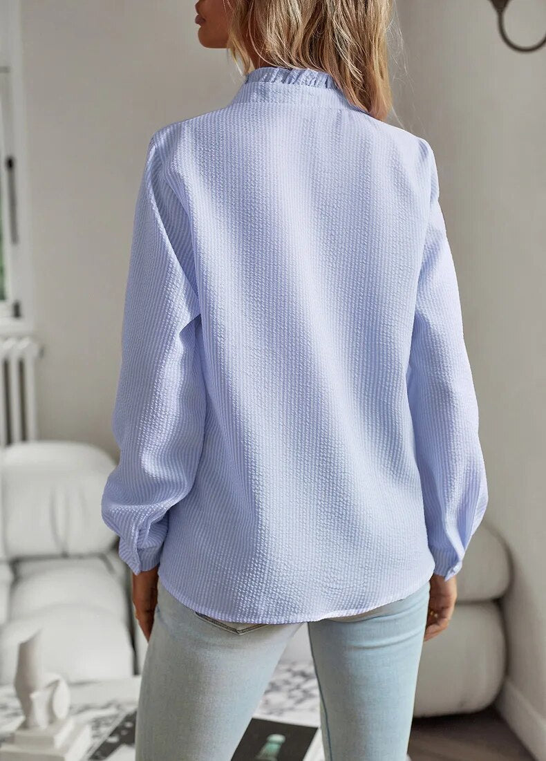 Chloe | Blouse with ruffles