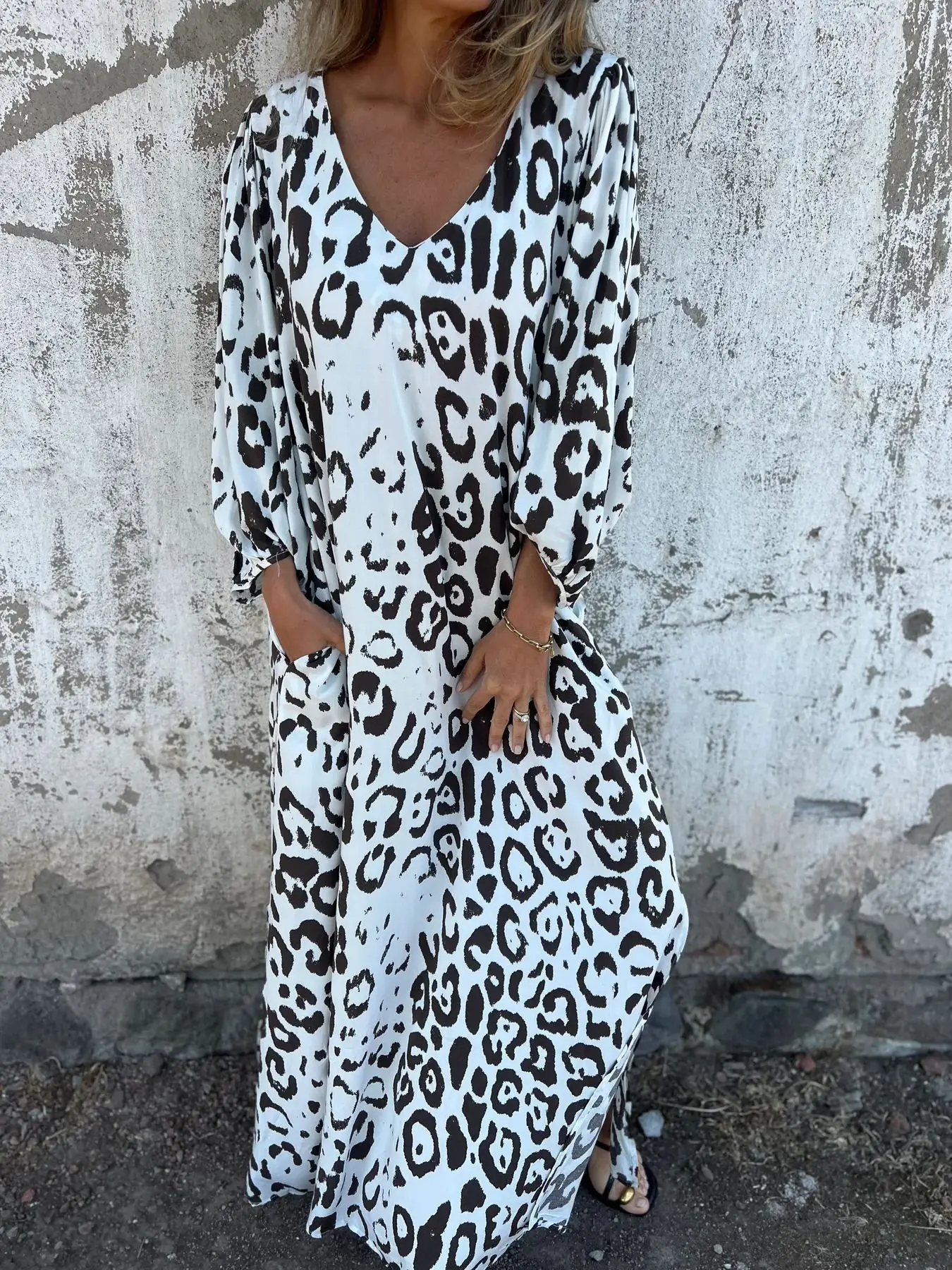 Chloe | Summer dress with leopard print