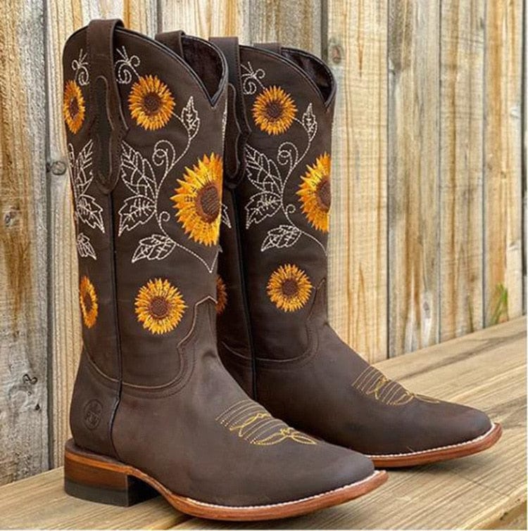 Chloe | Floral boots
