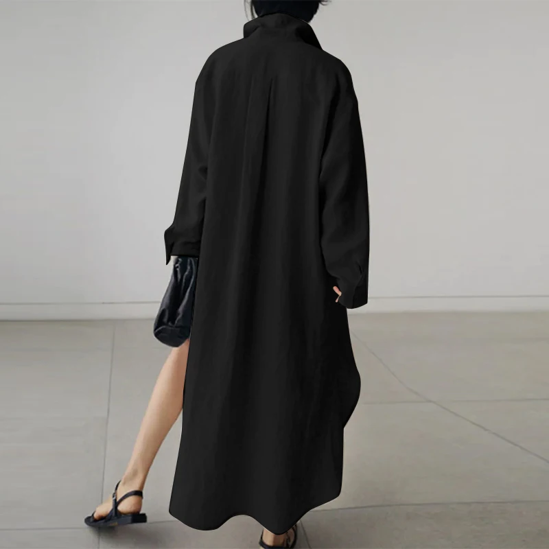 Chloe | Oversized casual shirt dress